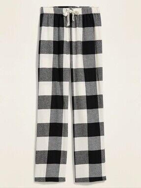 Old Navy Black and White Buffalo Check Jogger Pants (XXL)
